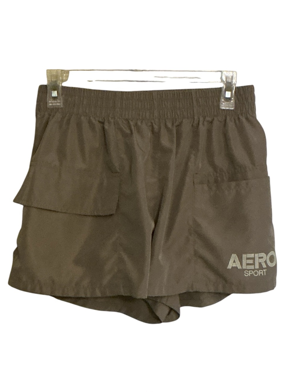 Aeropostale Olive Green AERO Sport Utility Shorts